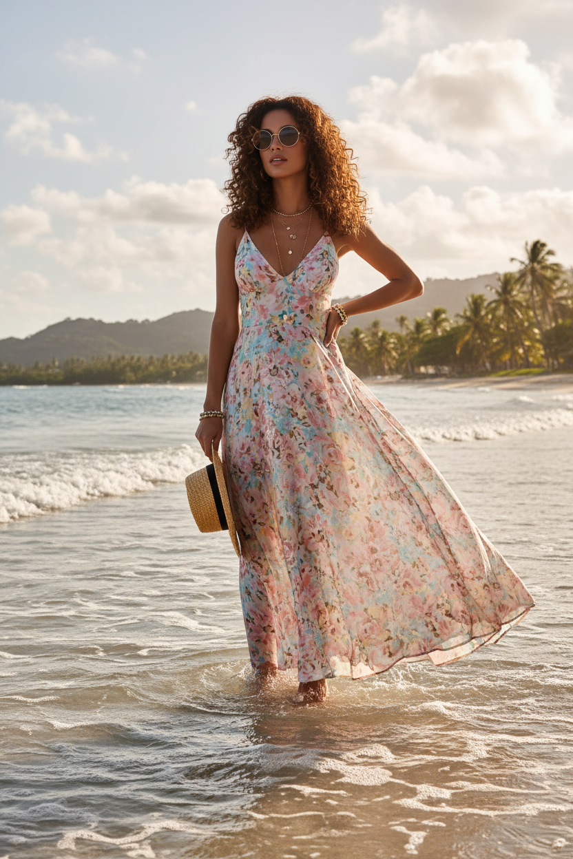 Coastal Bohemian Dress