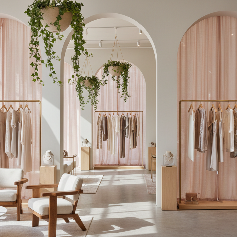 Elegant Fashion Boutique Interior