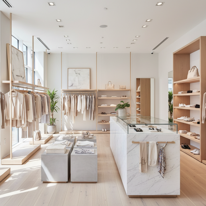 Modern Women's Fashion Boutique Interior