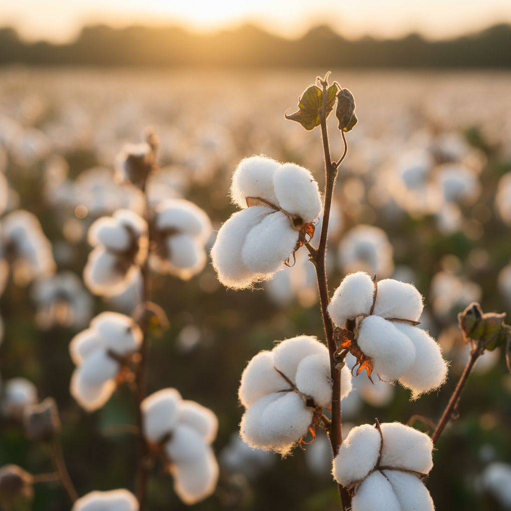 Natural Cotton Harvest