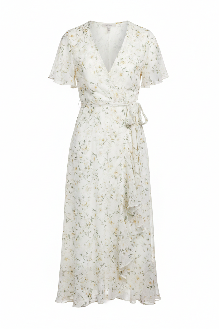 Ivory Floral – Front view white background