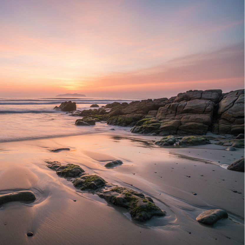 Ocean Beach at Sunset
